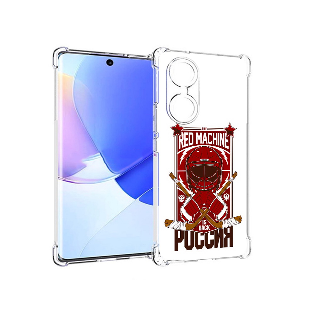 

Чехол MyPads Tocco для Honor 60 хоккей россия, Прозрачный, Tocco
