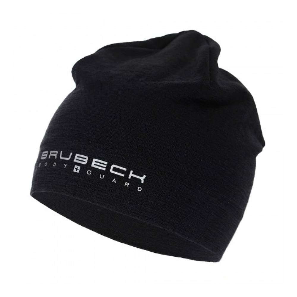 

Термобелье Brubeck шапка ACTIVE WOOL шерсть - черная, Черный, Active wool
