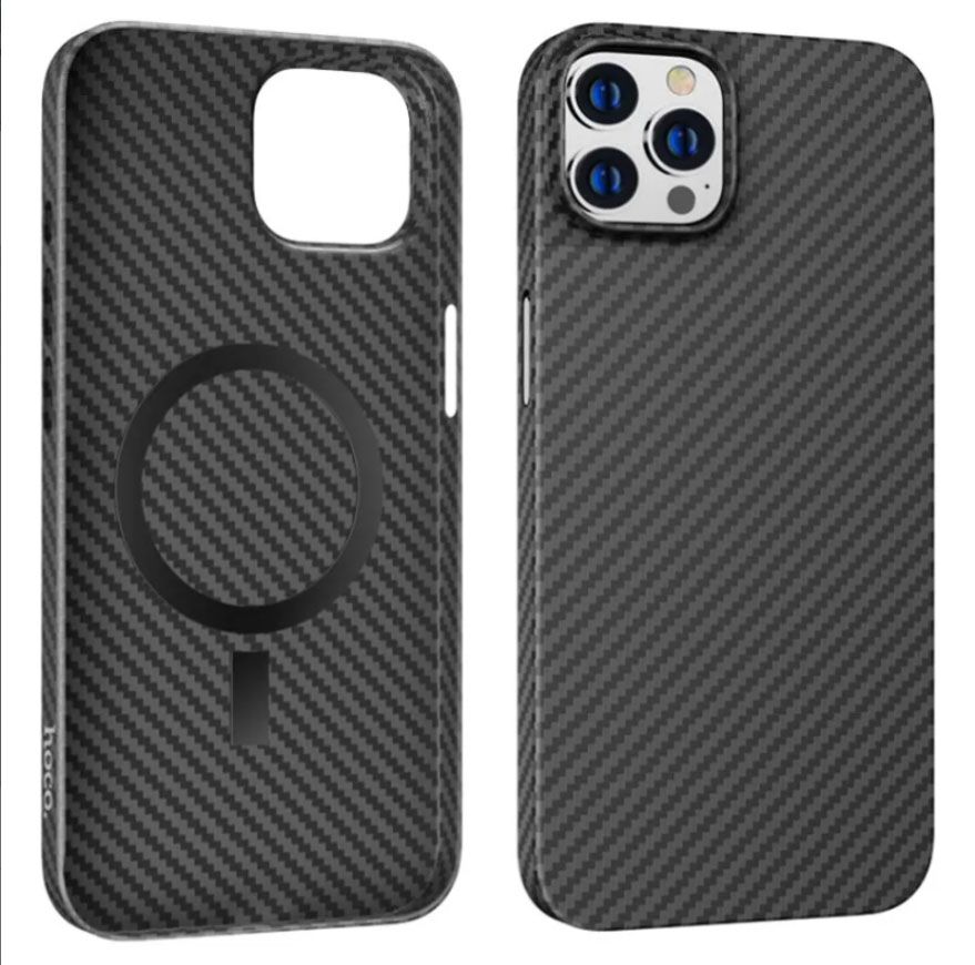 

Чехол накладка Hoco для Apple iPhone 14 Pro, Cave Ultra-thin Magsafe противоударный черный, Apple iPhone 14 Pro