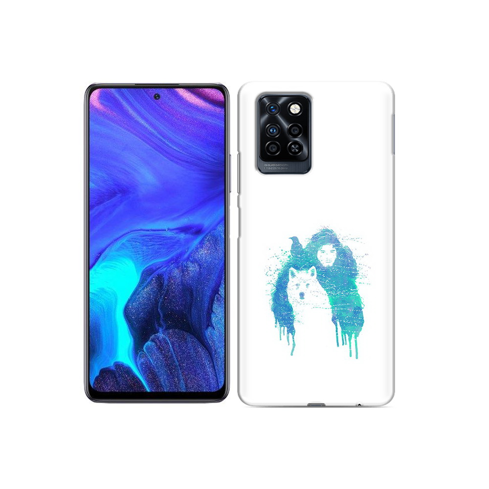

Чехол MyPads Tocco для Infinix Note 10 Pro джон сноу, Прозрачный, Tocco