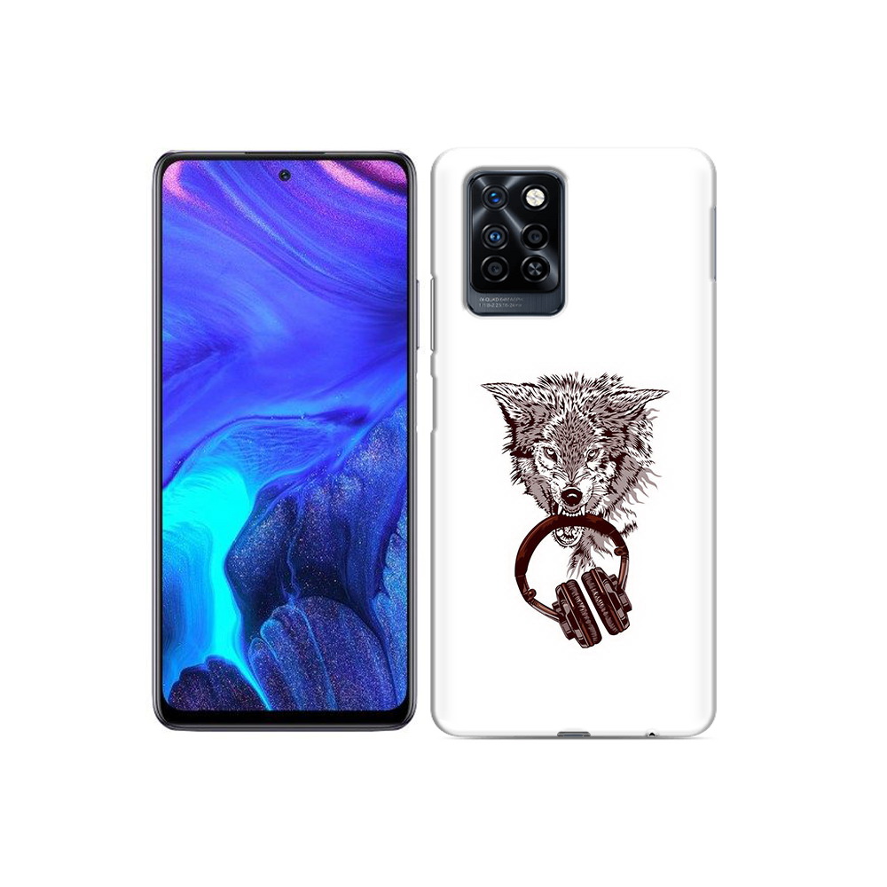 

Чехол MyPads Tocco для Infinix Note 10 Pro дикий волк, Прозрачный, Tocco