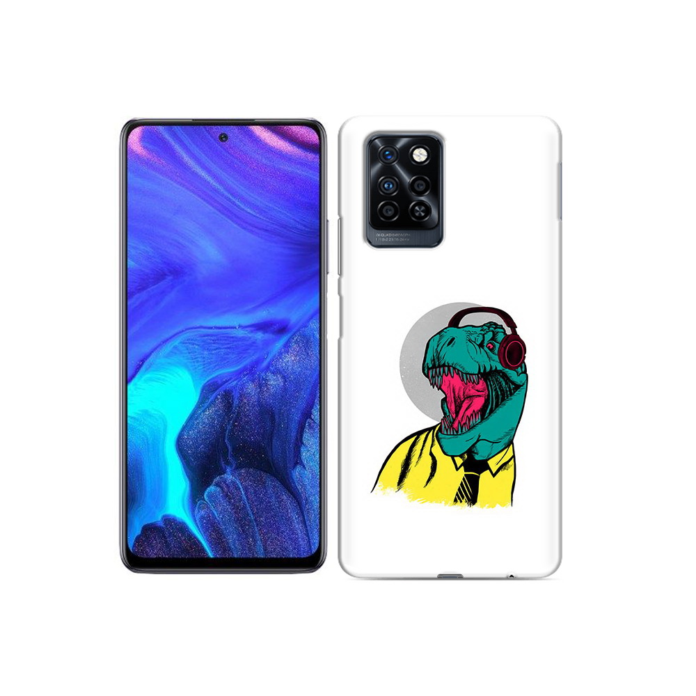 

Чехол MyPads Tocco для Infinix Note 10 Pro дино, Прозрачный, Tocco