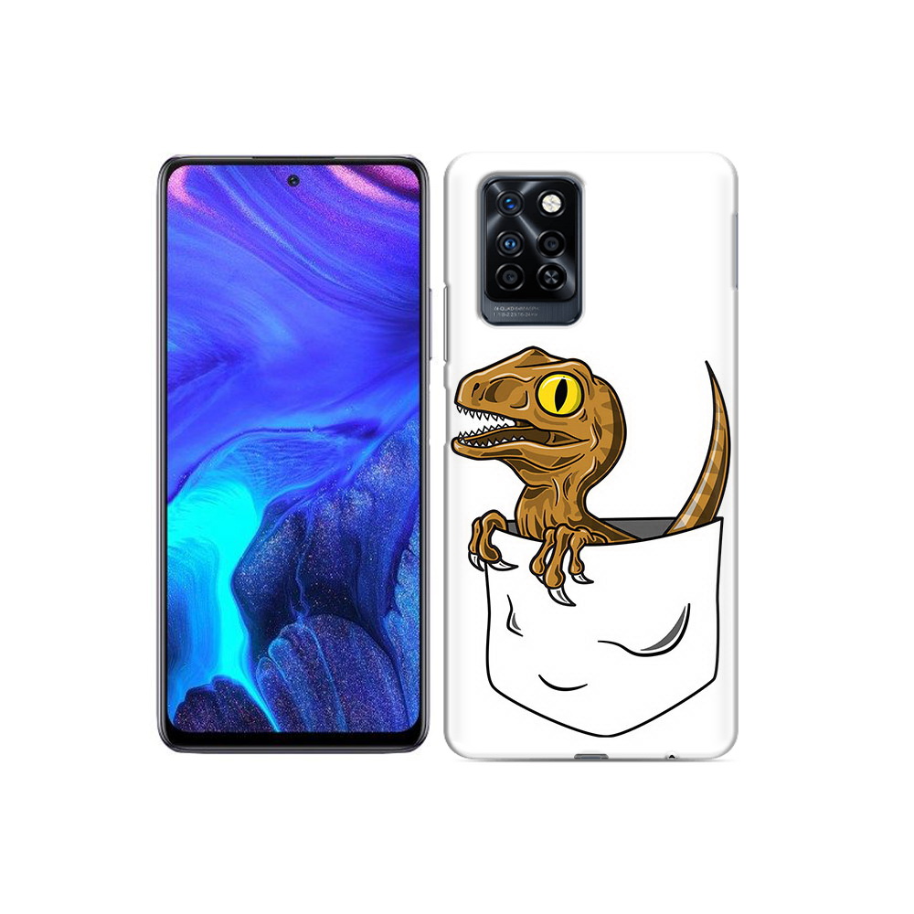

Чехол MyPads Tocco для Infinix Note 10 Pro динозавр в кармане, Прозрачный, Tocco