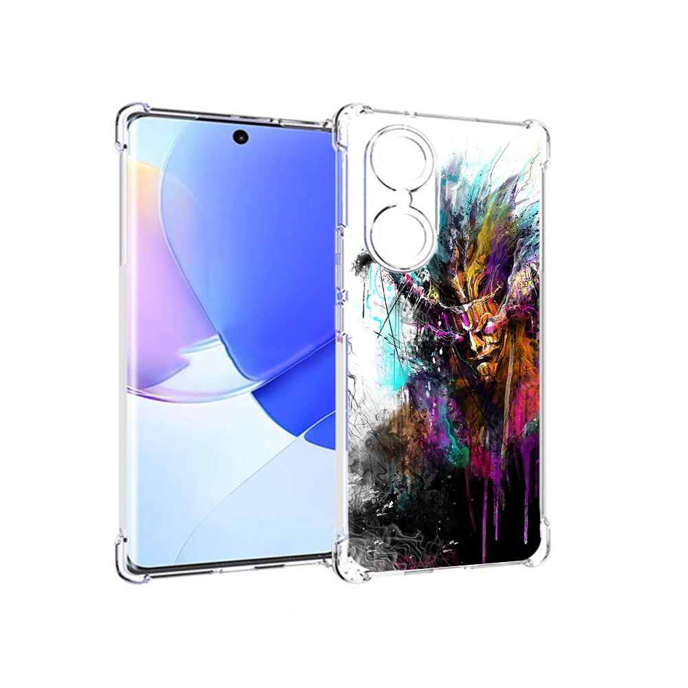 

Чехол MyPads Tocco для Honor 60 яркий дьявол, Прозрачный, Tocco