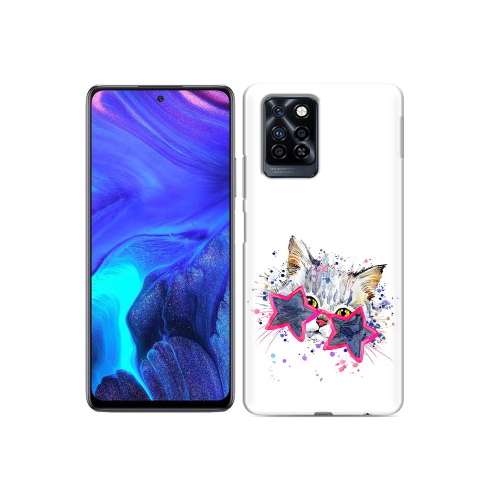

Чехол MyPads Tocco для Infinix Note 10 Pro звездные очки, Прозрачный, Tocco