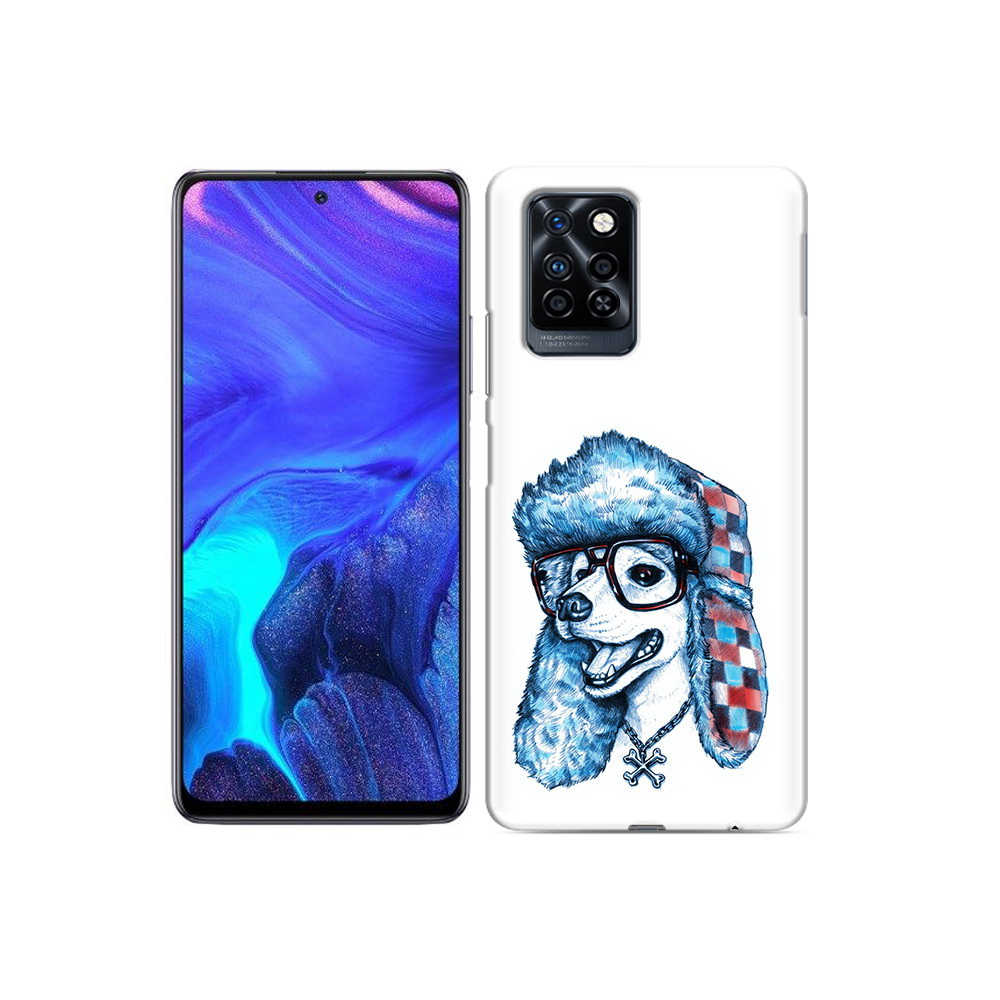 

Чехол MyPads Tocco для Infinix Note 10 Pro зимний пес, Прозрачный, Tocco