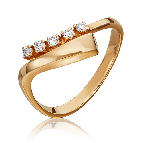 

Кольцо из золота р. 15,5 PLATINA jewelry 01-0301-00-101-1110-30, бриллиант, 01-0301-00-101-1110-30