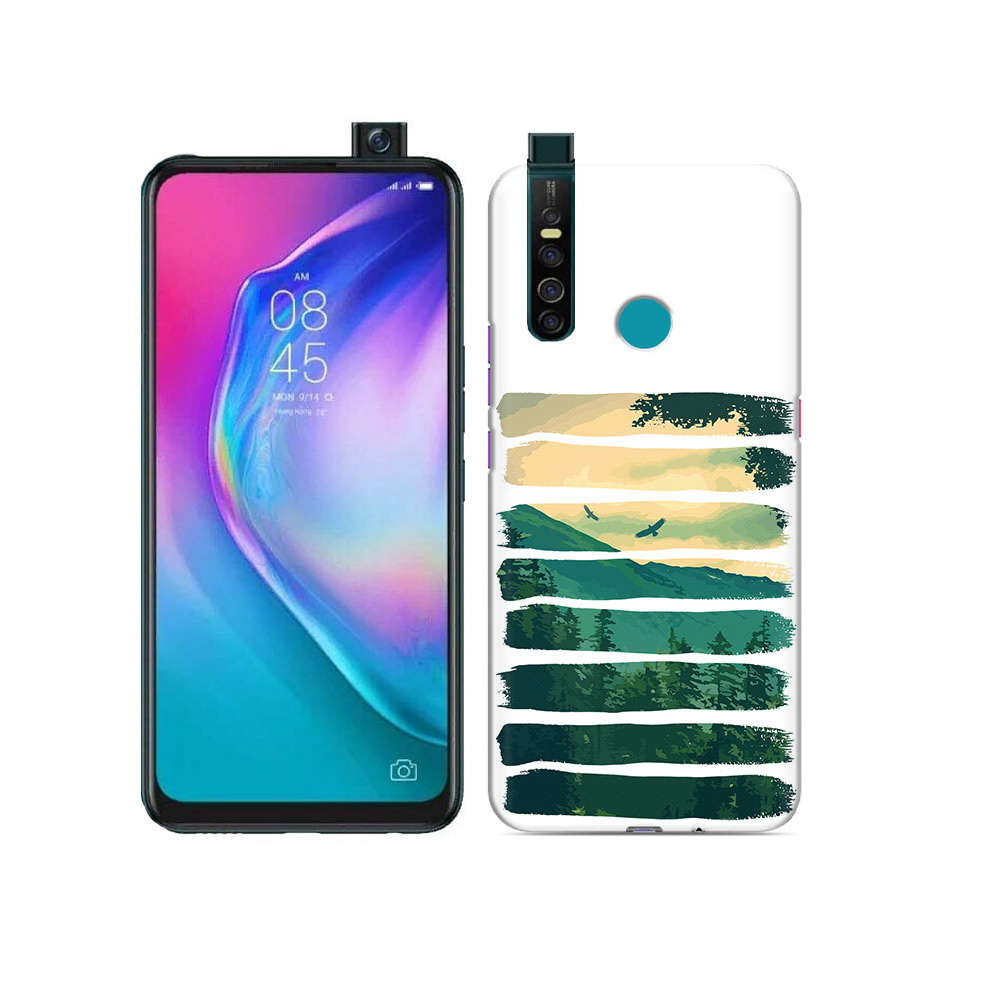 

Чехол MyPads Tocco для Tecno Camon 15 Pro Лесная чаща, Прозрачный, Tocco
