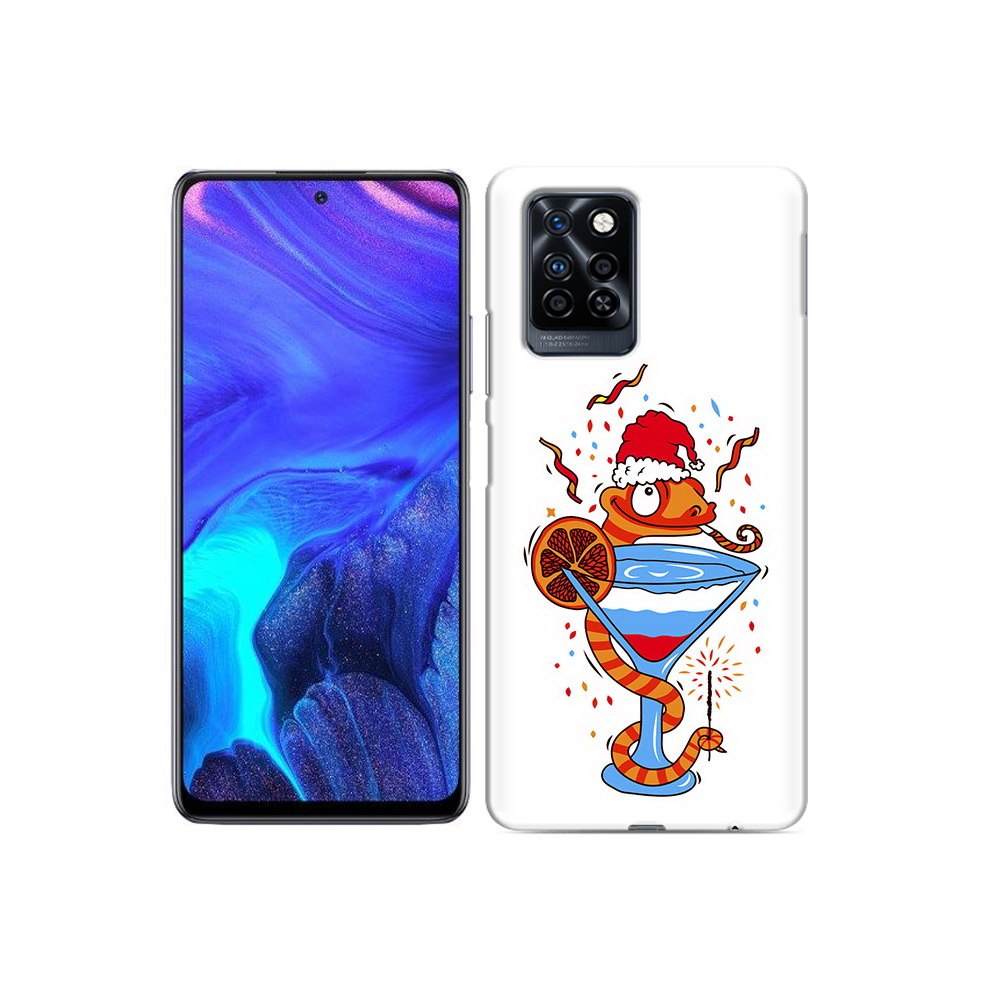 

Чехол MyPads Tocco для Infinix Note 10 Pro змейка, Прозрачный, Tocco