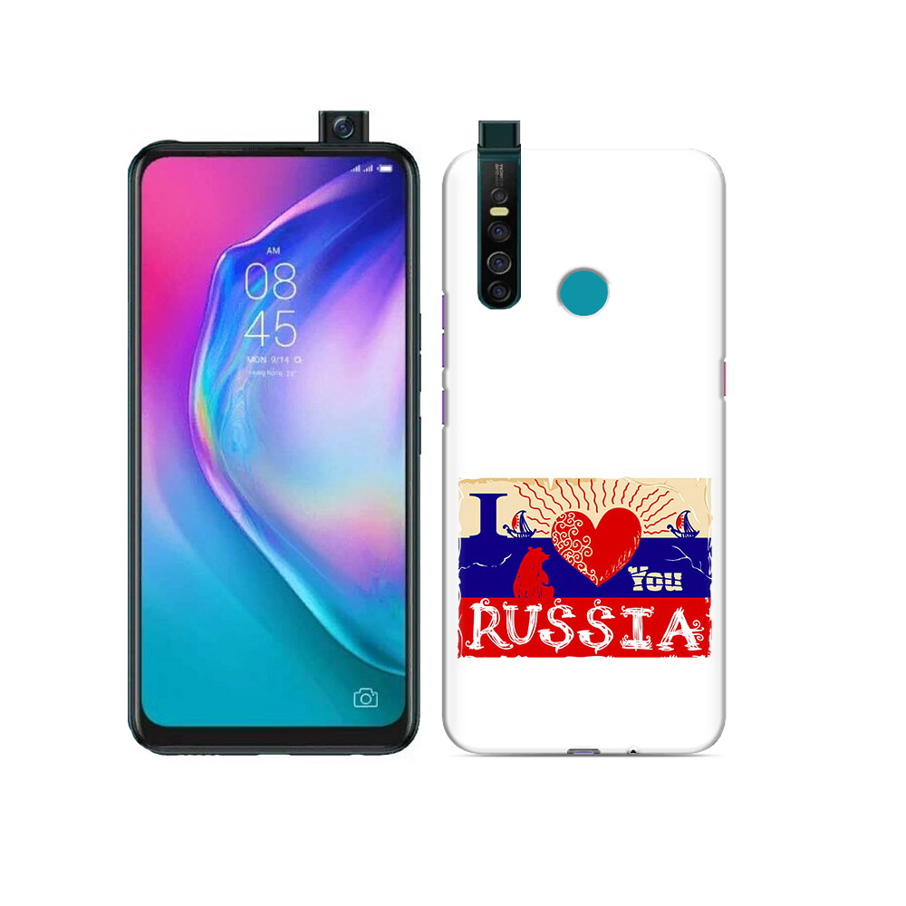 

Чехол MyPads Tocco для Tecno Camon 15 Pro Люблю Россию, Прозрачный, Tocco