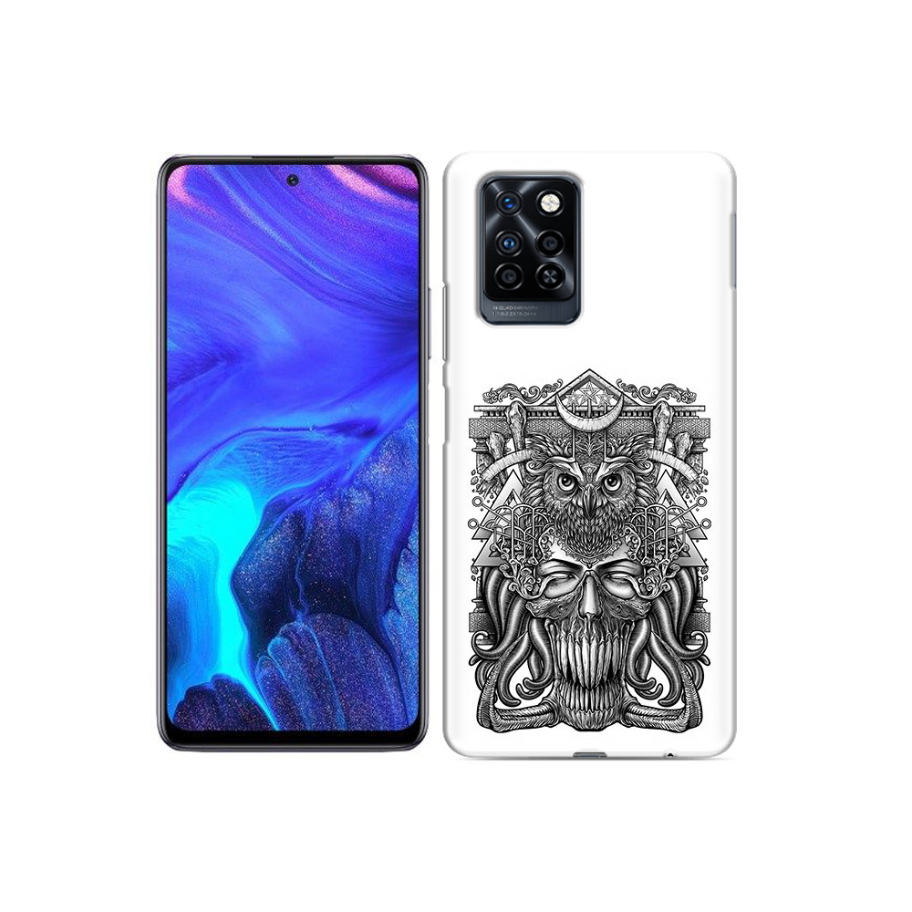

Чехол MyPads Tocco для Infinix Note 10 Pro зубастая сова, Прозрачный, Tocco