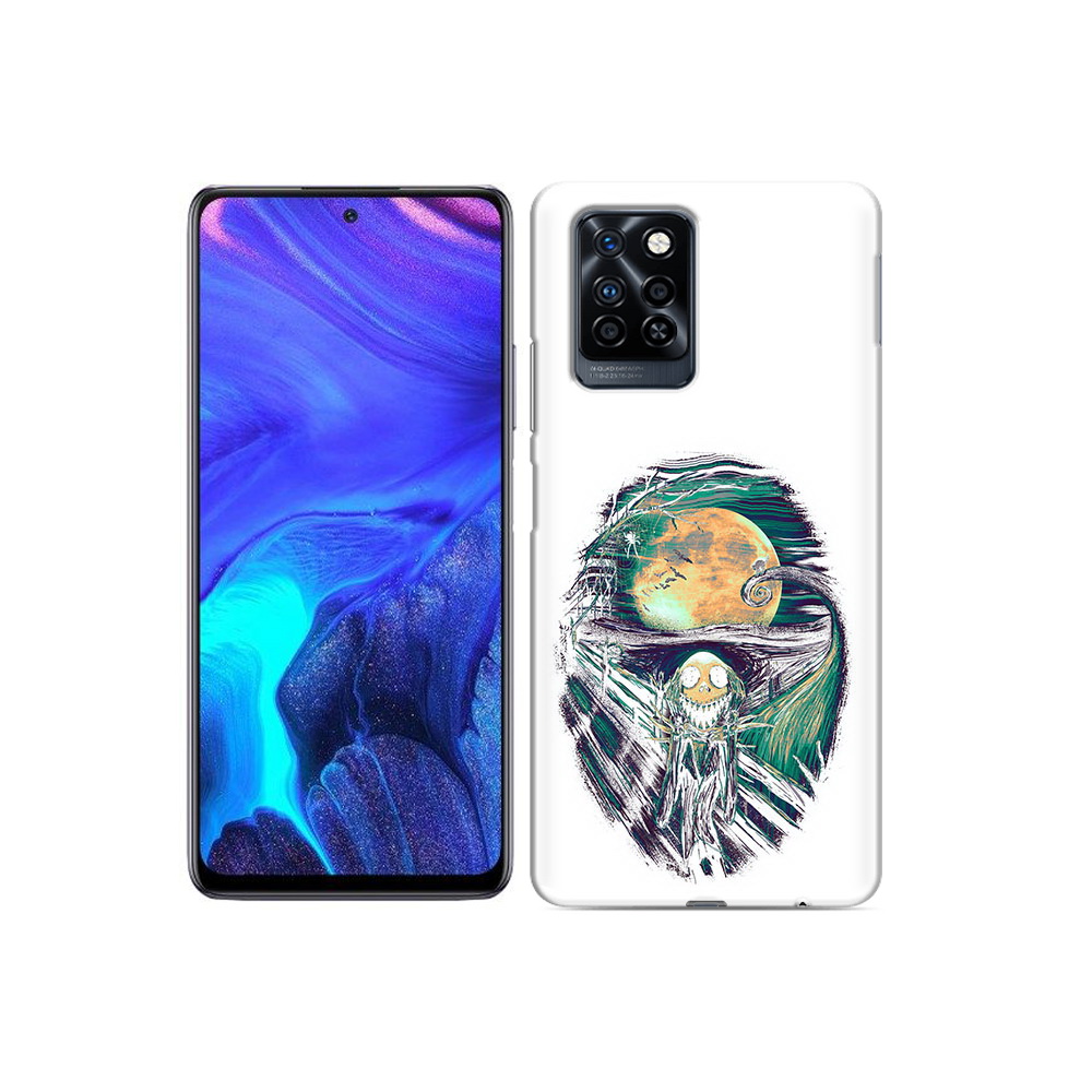 

Чехол MyPads Tocco для Infinix Note 10 Pro зубастое существо абстракция, Прозрачный, Tocco