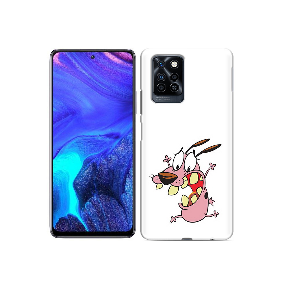

Чехол MyPads Tocco для Infinix Note 10 Pro зубастый бобик, Прозрачный, Tocco