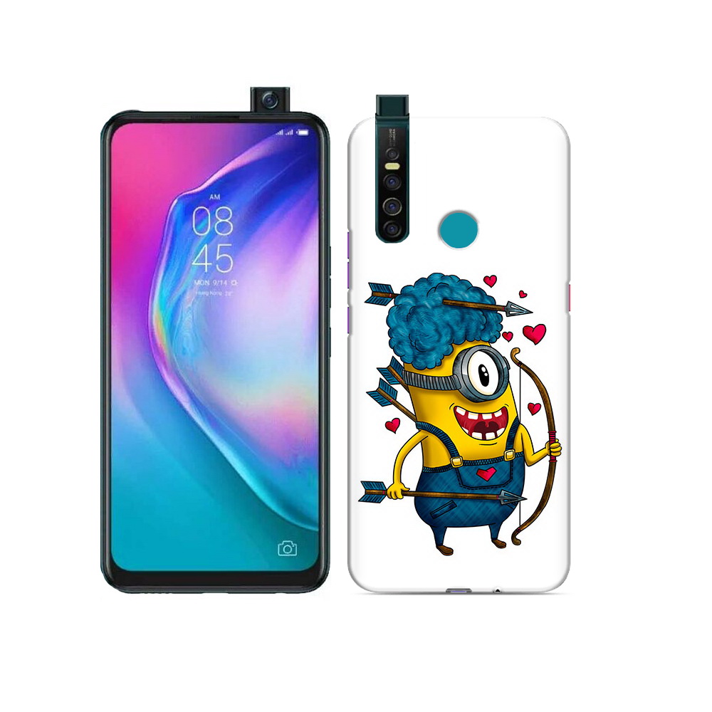 

Чехол MyPads Tocco для Tecno Camon 15 Pro Миньон купидон, Прозрачный, Tocco