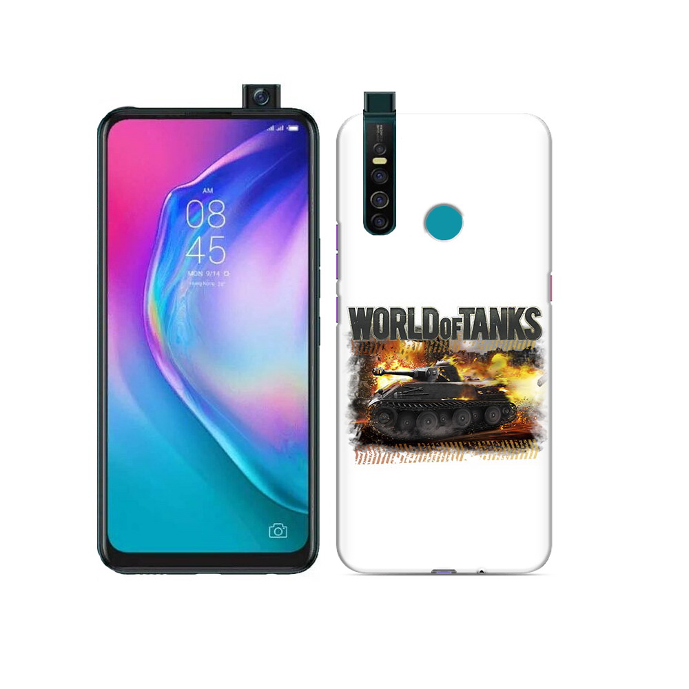 

Чехол MyPads Tocco для Tecno Camon 15 Pro Мир танков-2, Прозрачный, Tocco