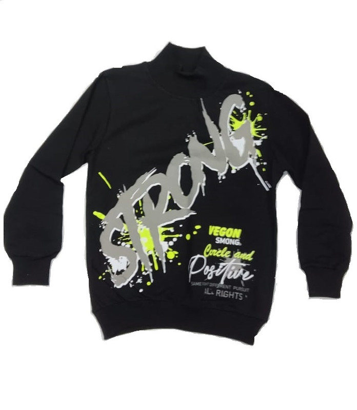 

Свитшот детский Moderin kids 75044-134, черный, 134, 75044-134