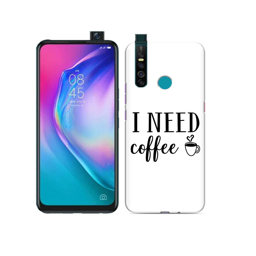 

Чехол MyPads Tocco для Tecno Camon 15 Pro Мне нужен кофе, Прозрачный, Tocco