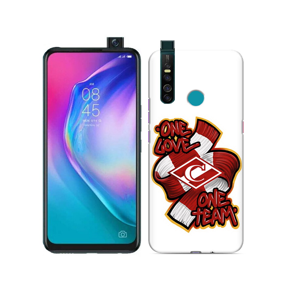 

Чехол MyPads Tocco для Tecno Camon 15 Pro Одна любовь-Спартак, Прозрачный, Tocco