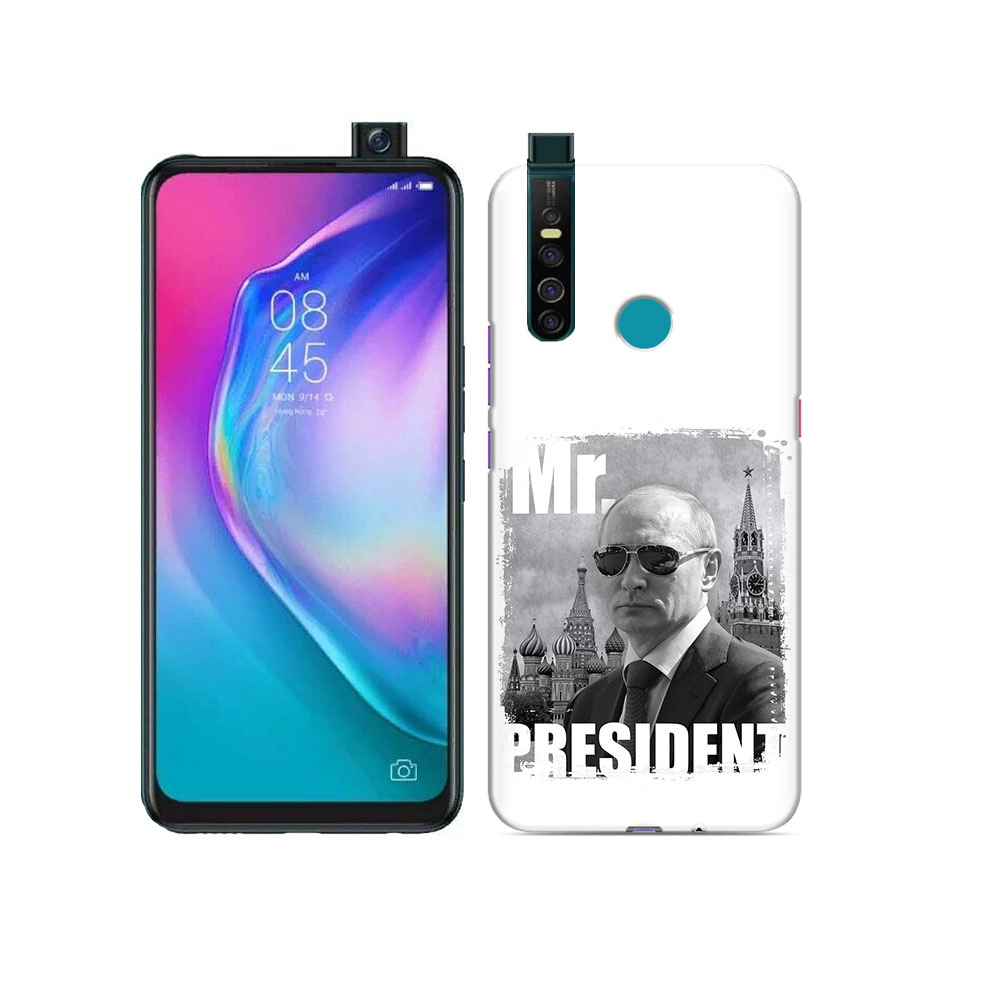 

Чехол MyPads Tocco для Tecno Camon 15 Pro Путин, Прозрачный, Tocco
