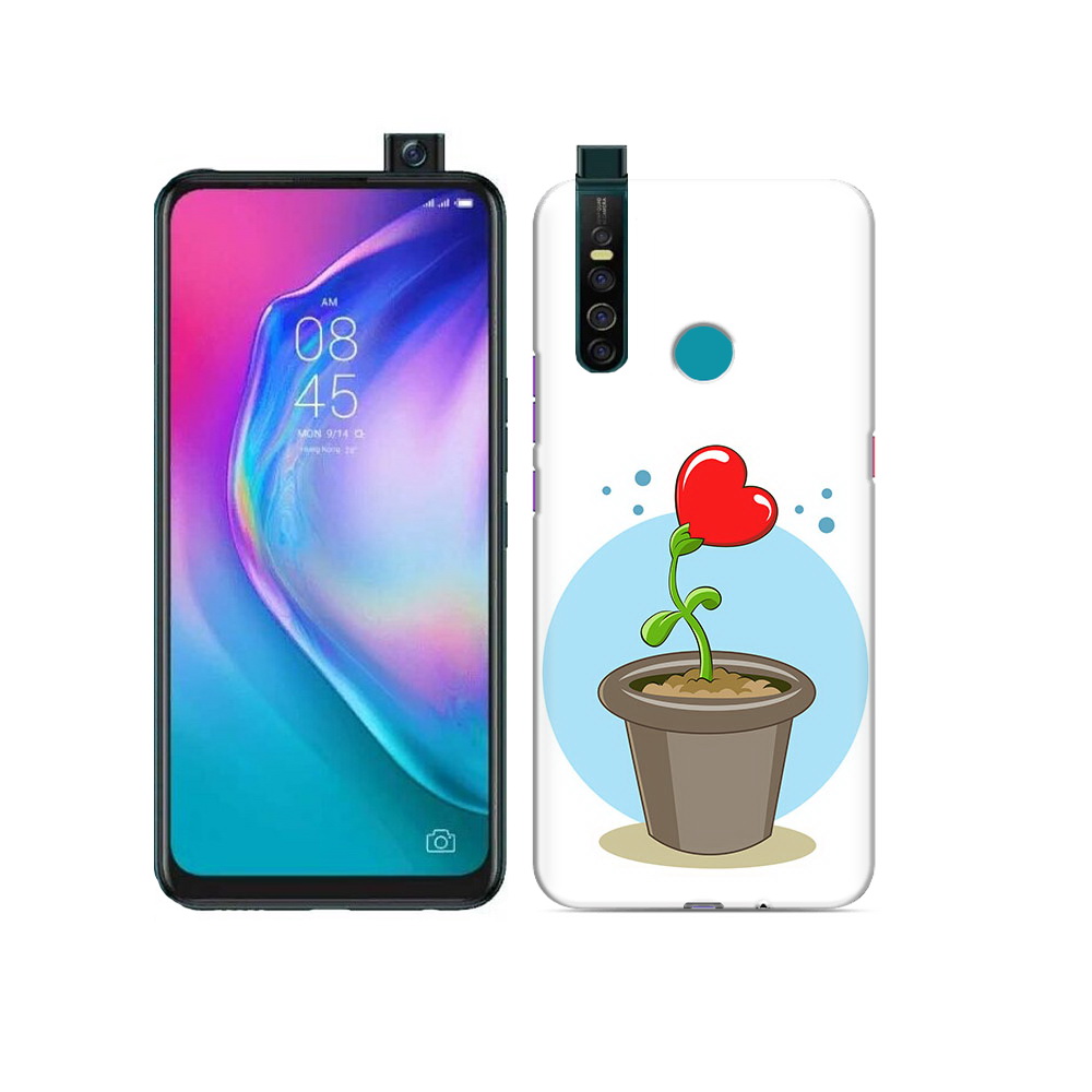 

Чехол MyPads Tocco для Tecno Camon 15 Pro Растение любви 14 февраля, Прозрачный, Tocco