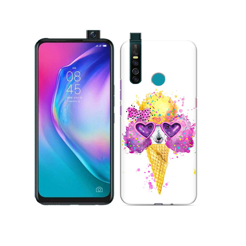 

Чехол MyPads Tocco для Tecno Camon 15 Pro Рожок, Прозрачный, Tocco