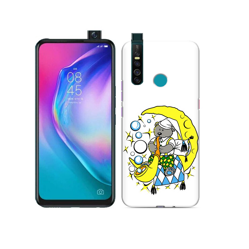 

Чехол MyPads Tocco для Tecno Camon 15 Pro Сырная луна, Прозрачный, Tocco