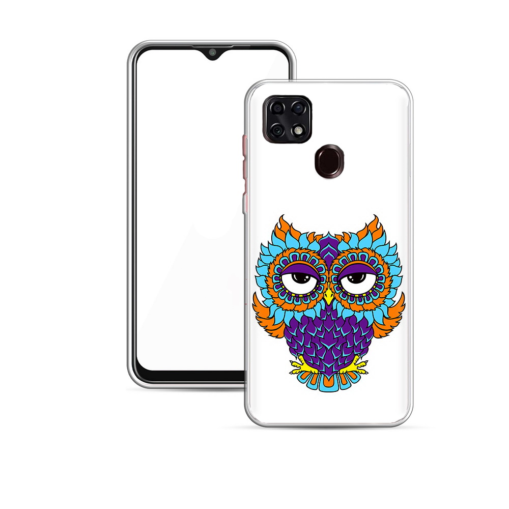 Чехол MyPads Tocco для ZTE V2020 Цветная сова (PT226946.457.198)
