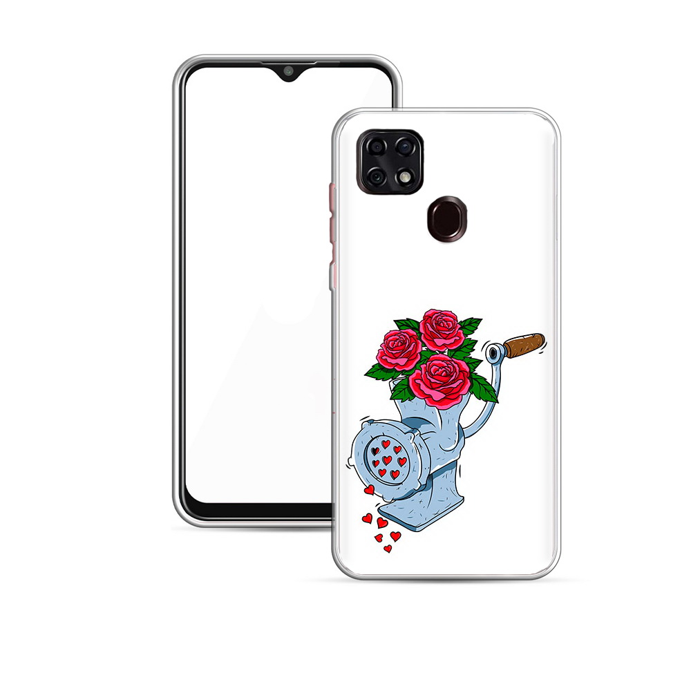 

Чехол MyPads Tocco для ZTE V2020 Цветочные сердца (PT226946.457.199), Прозрачный, Tocco
