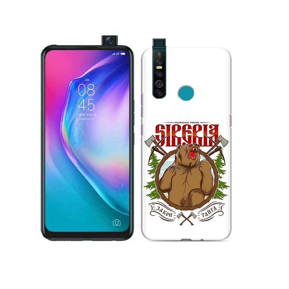 

Чехол MyPads Tocco для Tecno Camon 15 Pro Тайга, Прозрачный, Tocco