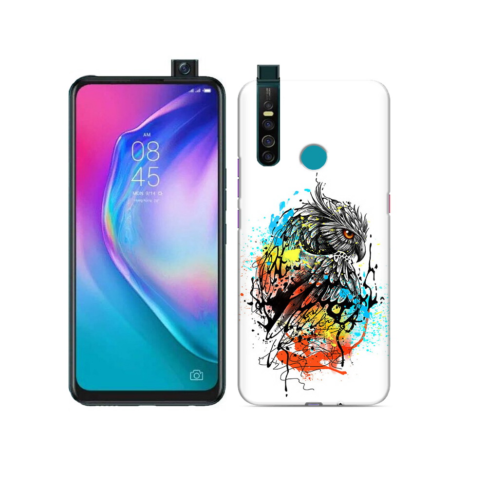 

Чехол MyPads Tocco для Tecno Camon 15 Pro Творческая сова, Прозрачный, Tocco