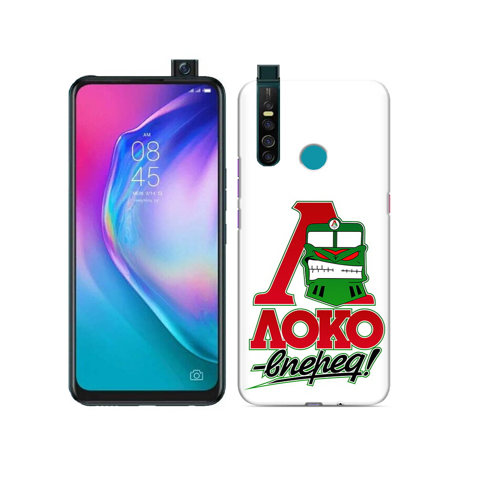 

Чехол MyPads Tocco для Tecno Camon 15 Pro ФК локо вперед, Прозрачный, Tocco