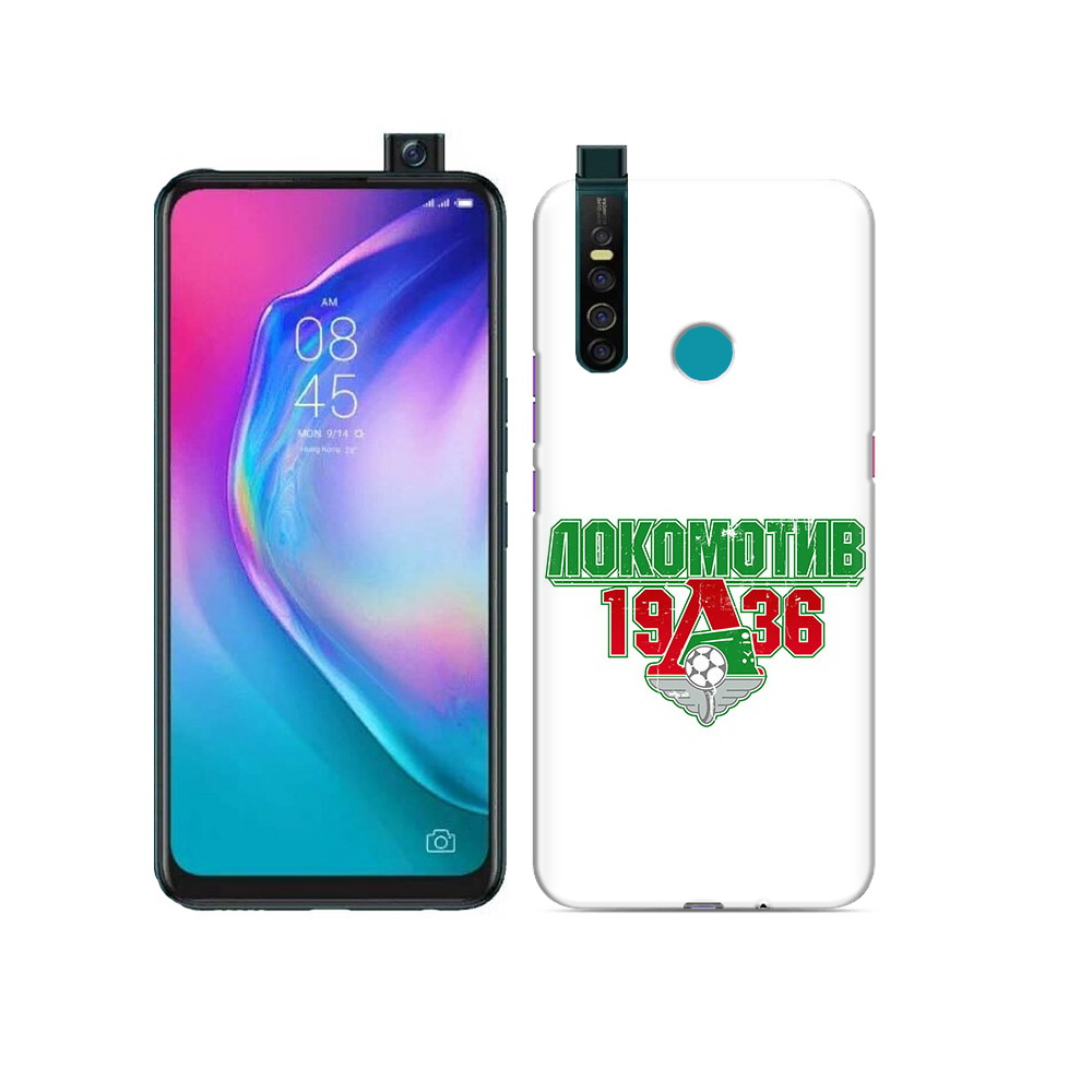 

Чехол MyPads Tocco для Tecno Camon 15 Pro ФК локомотив 1936, Прозрачный, Tocco