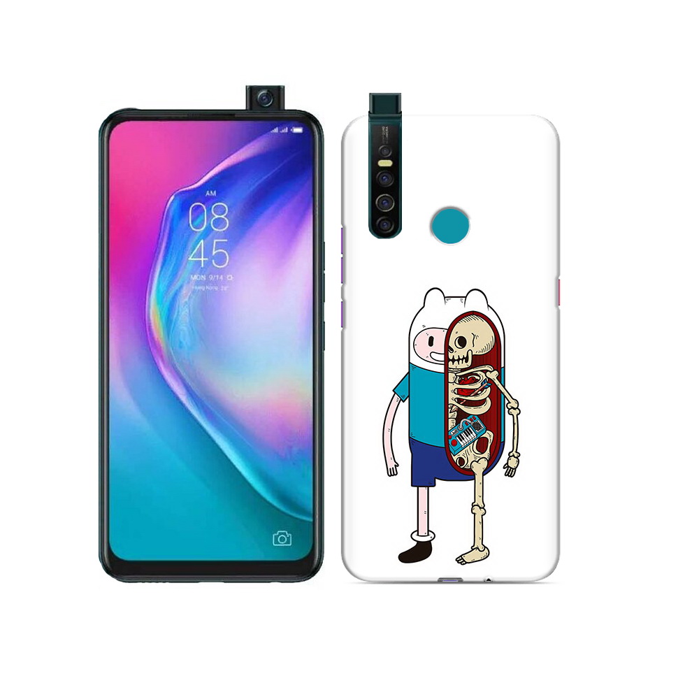

Чехол MyPads Tocco для Tecno Camon 15 Pro Финн скелет, Прозрачный, Tocco