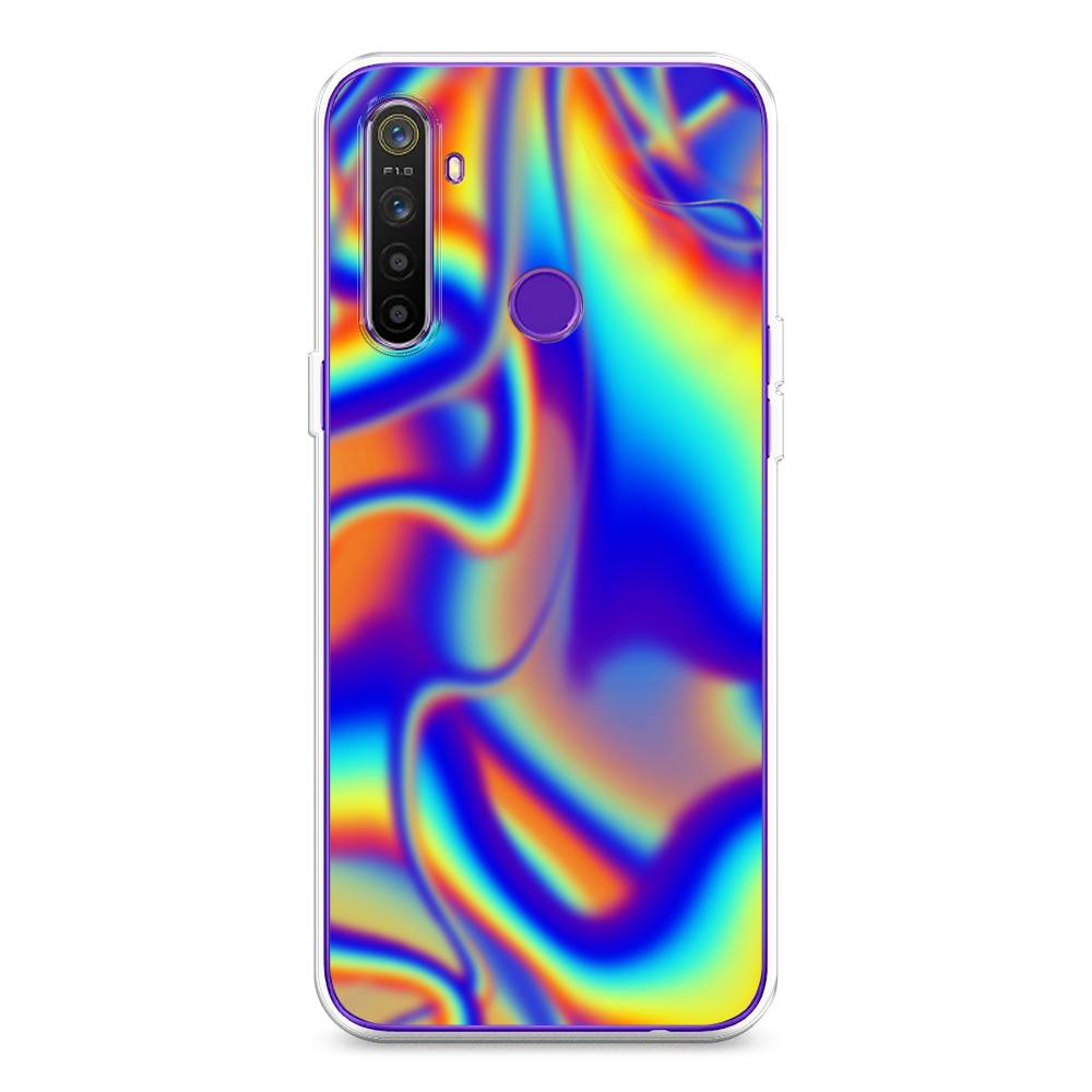 

Чехол на Realme 5 "Яркая голограмма", Разноцветный, 251550-3