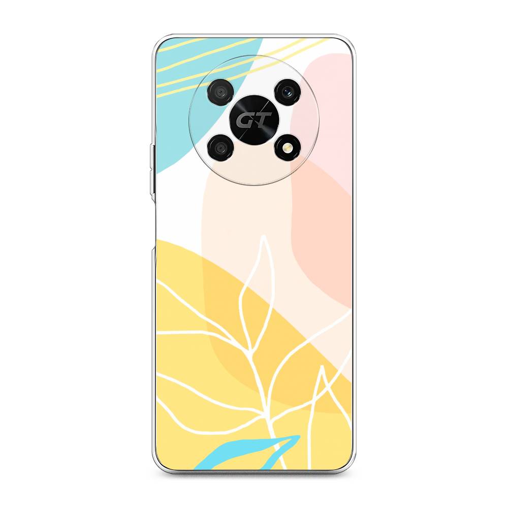 

Чехол Awog на Honor X40 GT "Летнее настроение", Желтый;голубой;розовый, 6120150-10