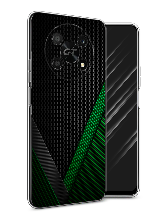 

Чехол Awog на Honor X40 GT "Зеленый карбон", Черный;зеленый, 6120150-3