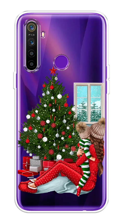 

Чехол на Realme 5 "Новый год с мамой", Красный;зеленый;голубой, 251550-6