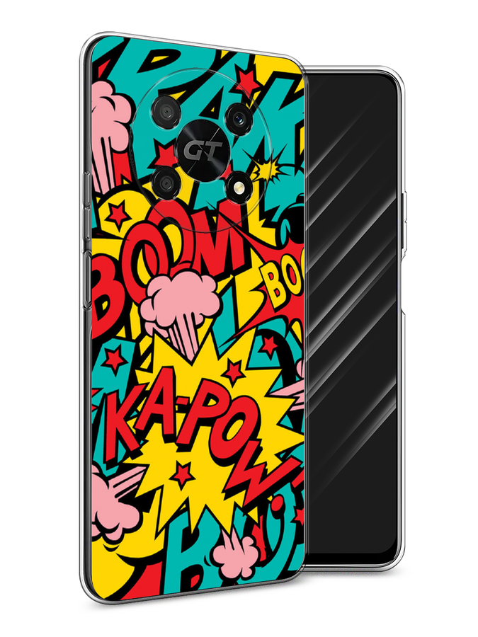 

Чехол Awog на Honor X40 GT "Постер pop art", Голубой;желтый;красный, 6120150-9
