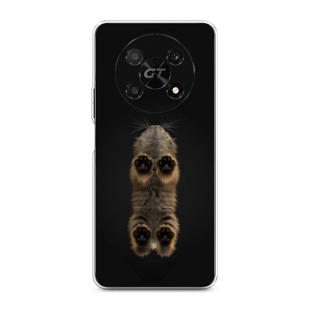 

Чехол Awog на Honor X40 GT "Кошачьи лапки", Черный, 6120150-1