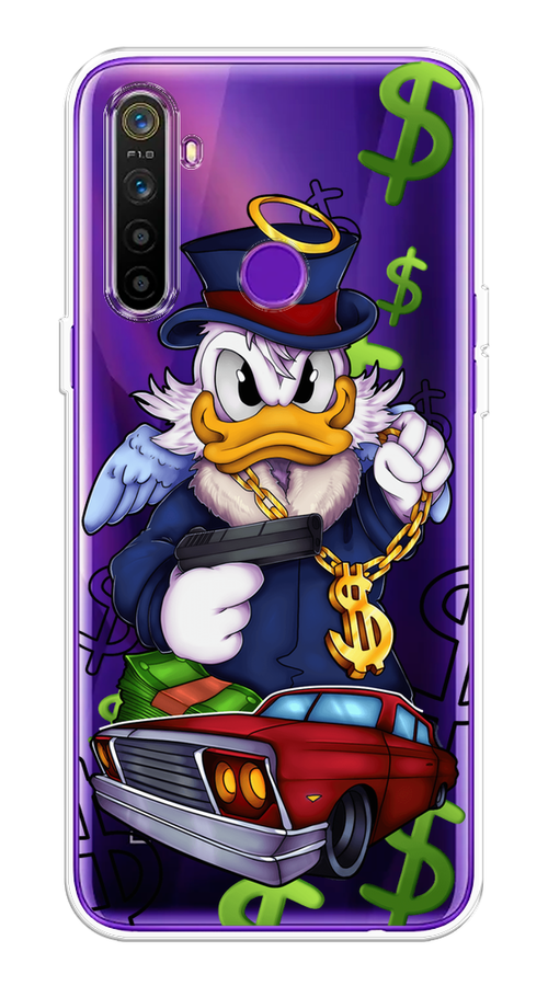 

Чехол на Realme 5 "Scrooge McDuck with a Gold Chain", Красный;синий;белый, 251550-6