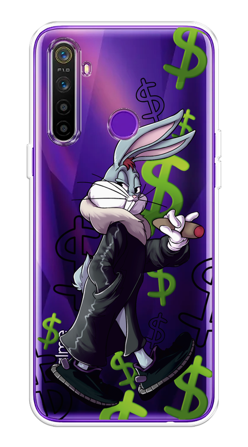 

Чехол на Realme 5 "Rich Bugs Bunny", Зеленый;черный;голубой, 251550-6