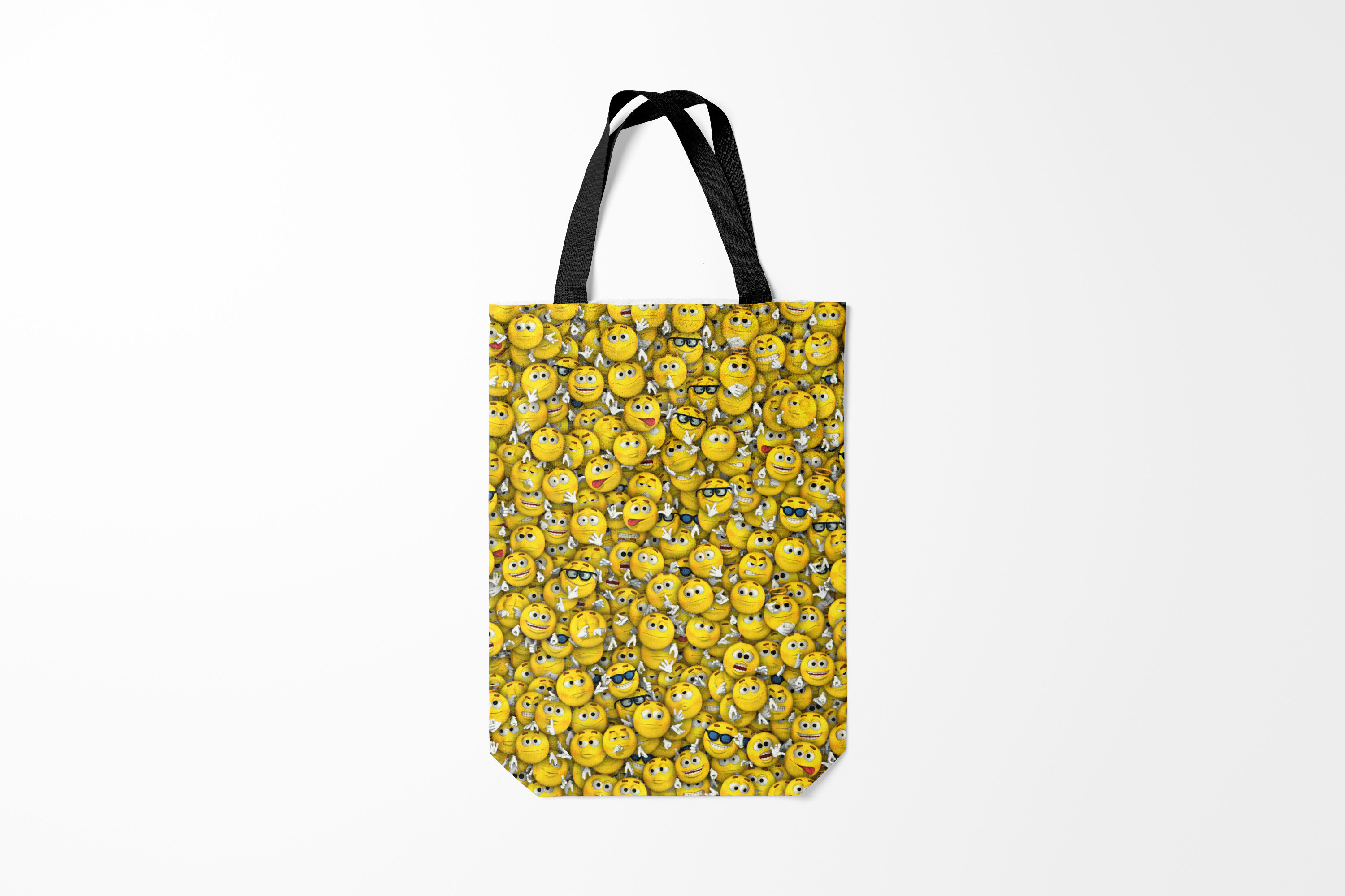 

Сумка шoппер унисекс Burnettie Текстуры Веселые смайлики, желтый, Текстуры Веселые смайлики