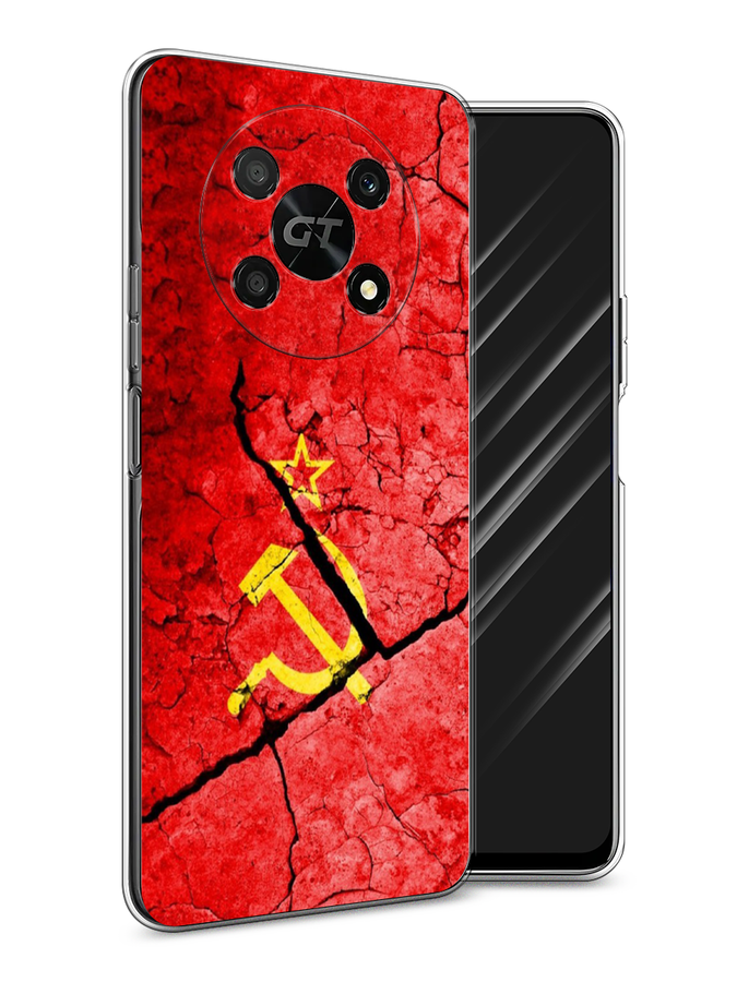 

Чехол Awog на Honor X40 GT "СССР", Красный;черный;желтый, 6120150-5