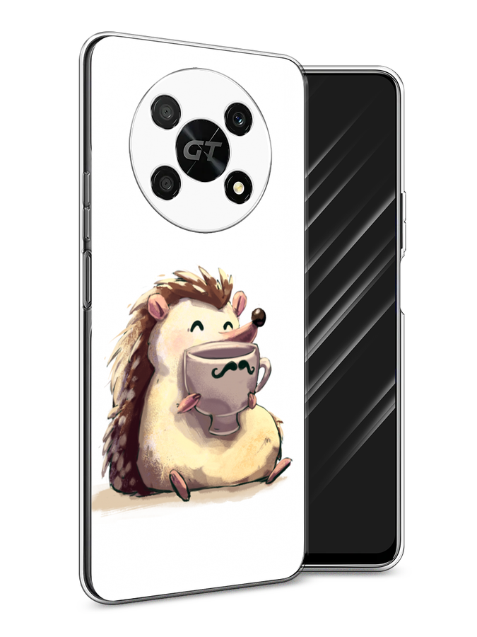 

Чехол Awog на Honor X40 GT "Еж кофеман", Белый;коричневый;бежевый, 6120150-10