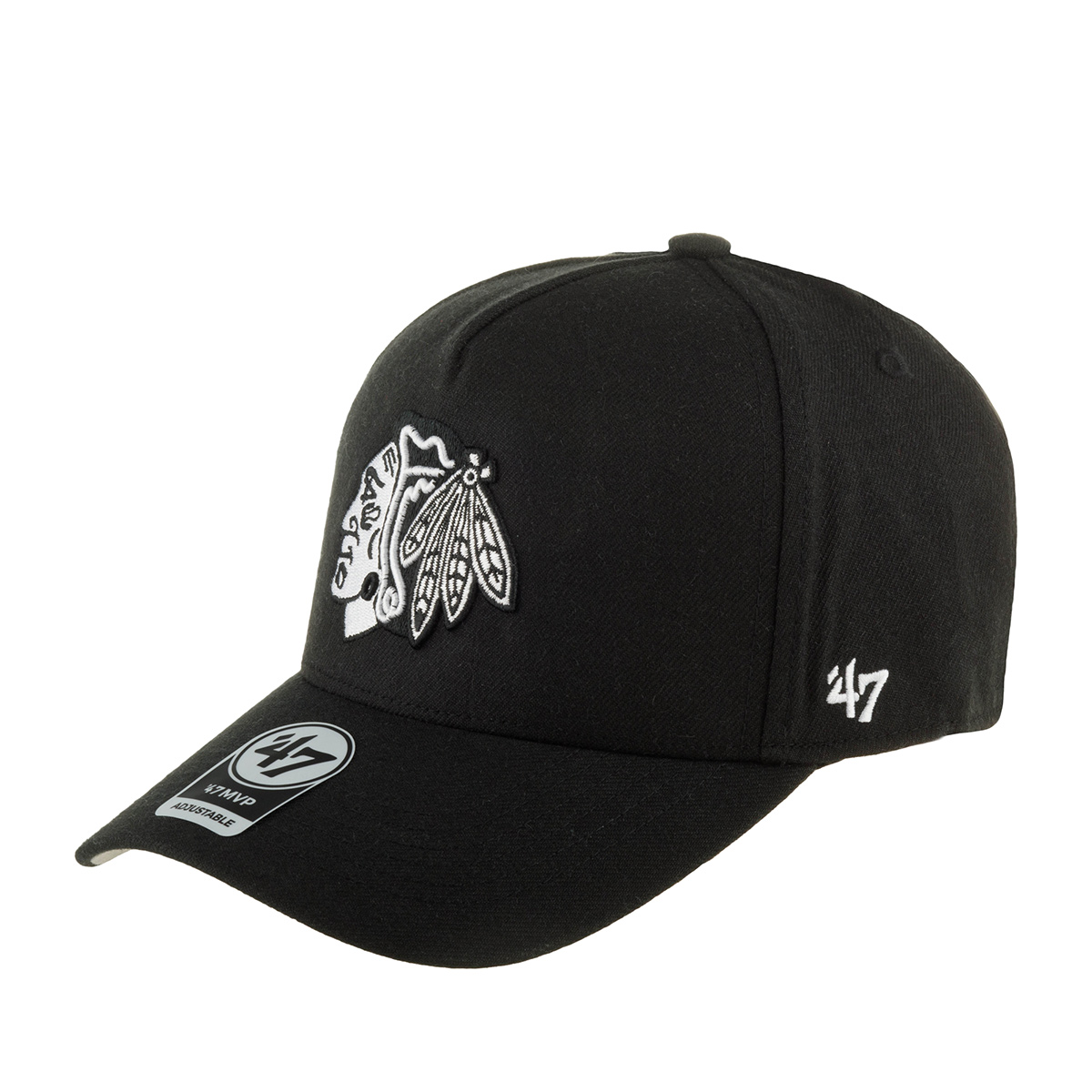 

Бейсболка унисекс 47 BRAND H-MPDTP04WBP-BKB Chicago Blackhawks NHL черная/белая, Черный, H-MPDTP04WBP-BKB Chicago Blackhawks NHL