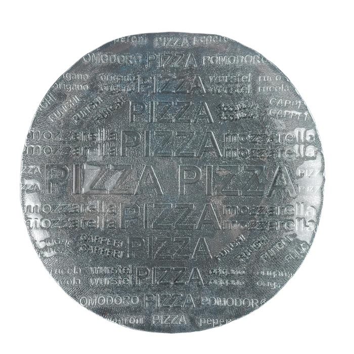 NiNaGlass Тарелка «Пицца», d=35 см, цвет прозрачный