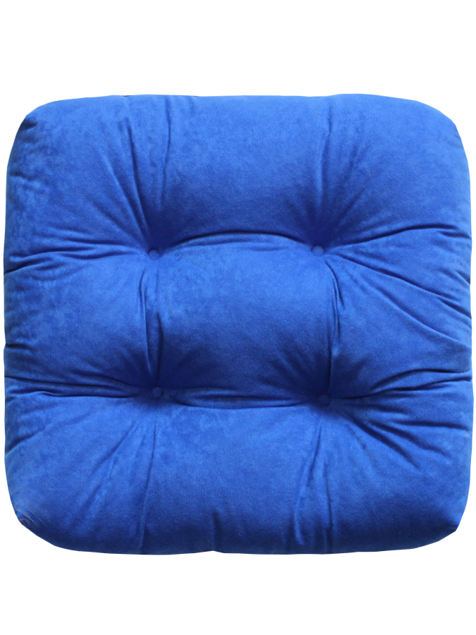 фото Подушка для сиденья матех velours line 40*40*8. цвет синий, арт. 28-505 matex