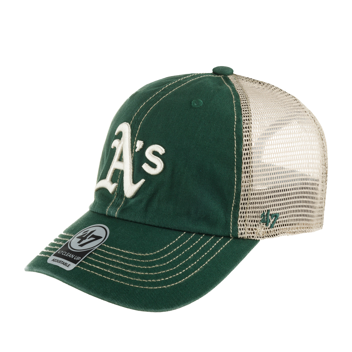 

Бейсболка унисекс 47 BRAND B-TRWLR18GWP-VG Oakland Athletics MLB зеленая, Зеленый, B-TRWLR18GWP-VG Oakland Athletics MLB