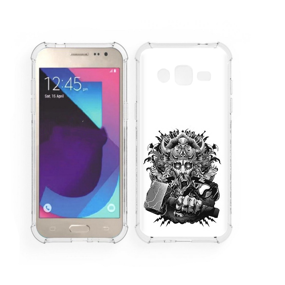 

Чехол MyPads Tocco для Samsung Galaxy J2 злой тор (PT226924.572.363), Прозрачный, Tocco