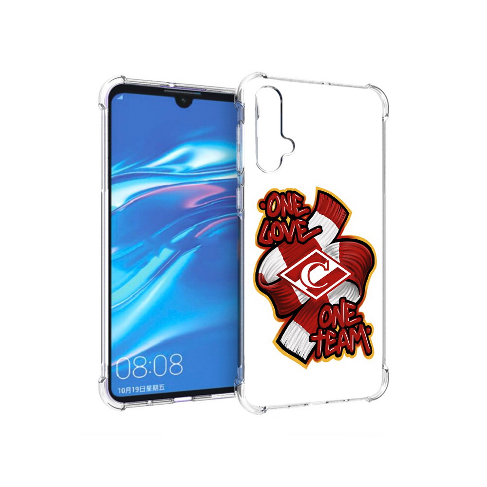 Чехол MyPads Tocco для Huawei Nova 5 Одна любовь-Спартак